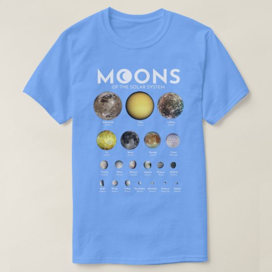 システムの太陽の衛星3 Tシャツ (デザイン正面)
