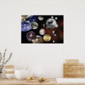 システムの太陽の衛星 ポスター (キッチン)