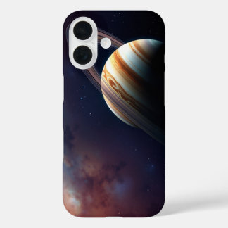 システムの宝石太陽の：土星の素晴らしR iPhone 16ケース
