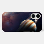 システムの宝石太陽の:土星の素晴らしR Case-Mate iPhoneケース (裏面 (横))