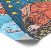 システムの幻想的な太陽の描写 ポスター (角)