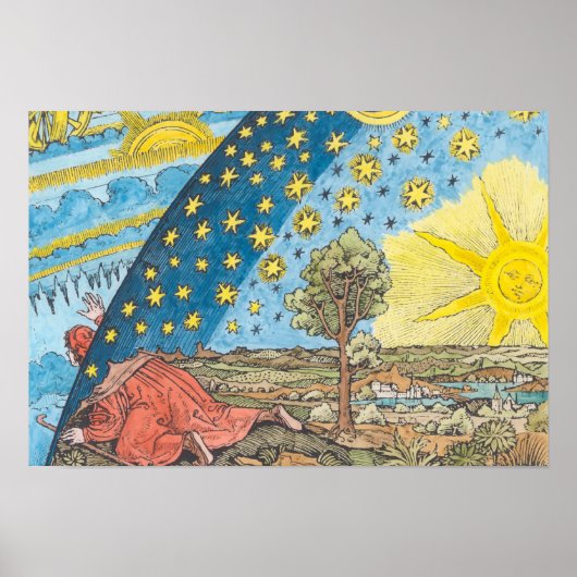 システムの幻想的な太陽の描写 ポスター (正面)