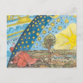 システムの幻想的な太陽の描写 ポストカード (正面)