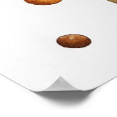 システムの惑星の太陽のイラストレーション ポスター (角)