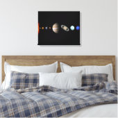 システムの惑星太陽のキャンバカスタムス印刷 キャンバスプリント (インサイチュ (寝室))