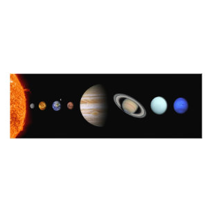 システムの惑星太陽の写真カスタムプリント フォトプリント