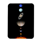 システムの惑星太陽の柔軟なカスタム冷蔵庫 マグネット (縦)