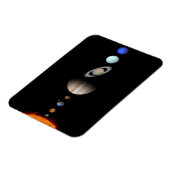 システムの惑星太陽の柔軟なカスタム冷蔵庫 マグネット (左側)