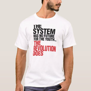 システムは青年のための未来を過しません Tシャツ