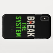 システムを壊すはっきりした- やる気を起こさせる Case-Mate iPhoneケース (裏面(横))