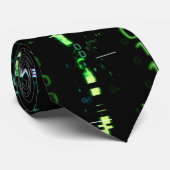 システムエラーCyberpunkコードマトリックス ネクタイ (ロール)
