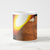 システム内のロッキー体の太陽の形成。 ジャンボコーヒーマグカップ (正面)