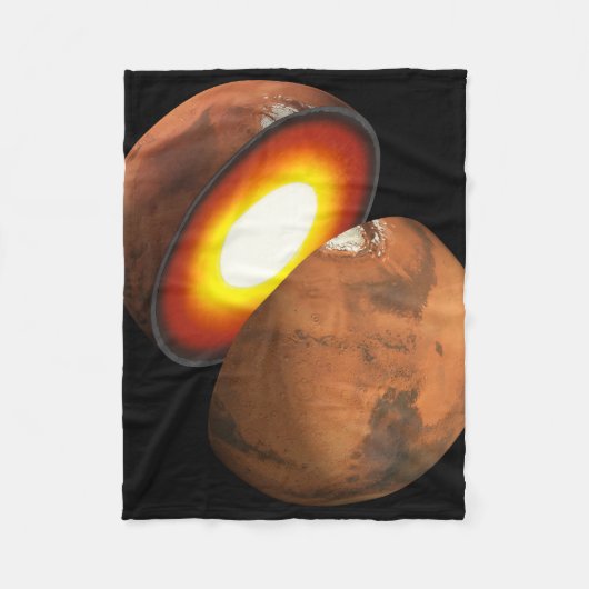 システム内のロッキー体の太陽の形成。 フリースブランケット (正面)