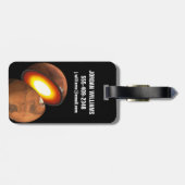 システム内のロッキー体の太陽の形成。 ラゲッジタグ (裏面横)