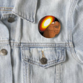 システム内のロッキー体の太陽の形成。 缶バッジ (インサイチュ)