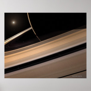 システム内の土星太陽の惑星、クローズアップ3 ポスター