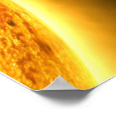 システム内の惑星と太陽のサイズ図太陽の ポスター (角)