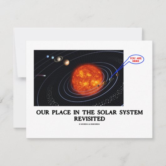 システム内の私たち太陽のの場所を再訪 (正面)