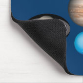 システム内の9つの太陽の惑星 マウスパッド (コーナー)