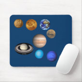 システム内の9つの太陽の惑星 マウスパッド (マウス)