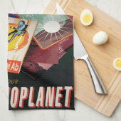 システム外で見つかった最初の外惑星を太陽の訪れる キッチンタオル (四つ折り)