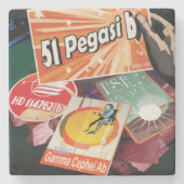 システム外で見つかった最初の外惑星を太陽の訪れる ストーンコースター (正面)