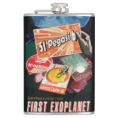 システム外で見つかった最初の外惑星を太陽の訪れる フラスク (正面)