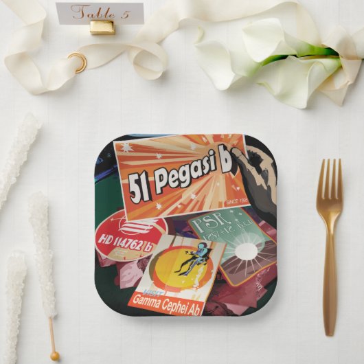 システム外で見つかった最初の外惑星を太陽の訪れる ペーパープレート (ウェディング)