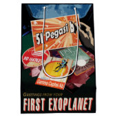 システム外で見つかった最初の外惑星を太陽の訪れる ミディアムペーパーバッグ (裏面)