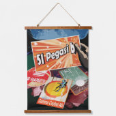 システム外で見つかった最初の外惑星を太陽の訪れる 吊り下げ型タペストリー (正面)