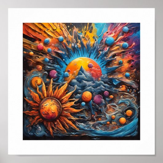 システム太陽のの作成 ポスター (正面)