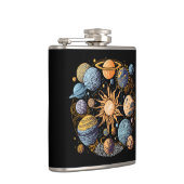 システム太陽のグラフィックデザイン フラスク (右)