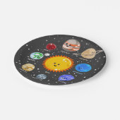 システム太陽のパーティーテーマ誕生日ボーイプラネット星 ペーパープレート (アングル)