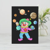 システム太陽のプラネットピエロAcroのためのジャグリングサーカス 招待状 (スタンド正面)