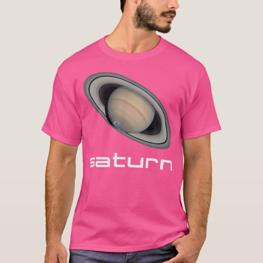 システム太陽のプラネット土星宇宙科学天文学 Tシャツ (正面)
