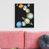 システム太陽のモンタージュ キャンバスプリント (インサイチュ (リビング))