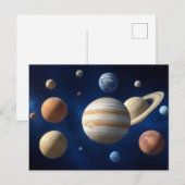 システム太陽のモンタージュ ポストカード (正面/裏面)