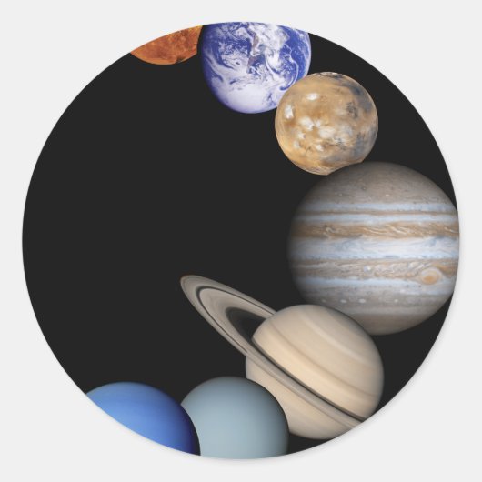 システム太陽のモンタージュ ラウンドシール (正面)