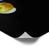 システム太陽のラージポスター – 科学天文学ギフト ポスター (角)