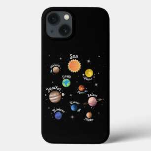 システム太陽の惑星キッズナレッジ宇宙Ca iPhone 13ケース