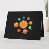 システム太陽の惑星天文学宇宙科学女子 カード (裏面)