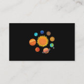 システム太陽の惑星天文学宇宙科学女子 名刺 (裏面)