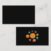 システム太陽の惑星天文学宇宙科学女子 名刺 (正面/裏面)