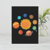 システム太陽の惑星天文学宇宙科学女子 招待状 (スタンド正面)