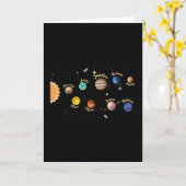 システム太陽の惑星子供の知識宇宙 カード (黄色い花)