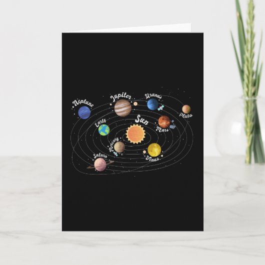 システム太陽の惑星子供の知識宇宙 カード (正面)