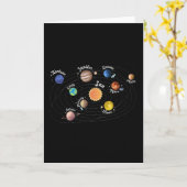 システム太陽の惑星子供の知識宇宙 カード (黄色い花)