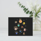 システム太陽の惑星子供の知識宇宙 ポストカード (スタンド正面)