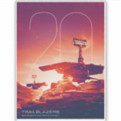 システム太陽の、20年の精神と機会 シール (正面)