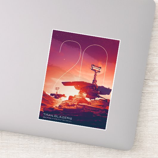 システム太陽の、20年の精神と機会 シール (詳細)